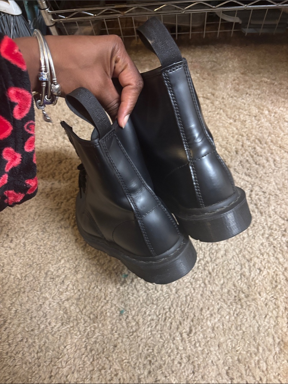 Dr. Martens 1460 Mono Smooth Leather Lace Up women's 8 - Picture 3 of 5